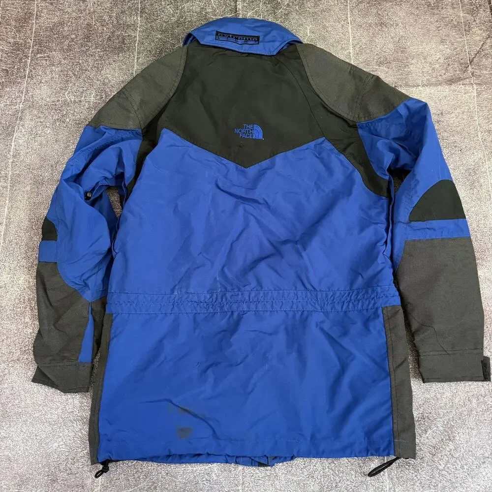 Men's Vintage 90's The North Face Extreme Gear Blue Black Ski Coat Jacket Sz S